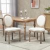 2 Armless Curved Back Dining Chairs Cream Dining Chairs