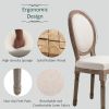 2 Armless Curved Back Dining Chairs Cream Dining Chairs