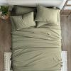 Twin Sage 4 PCS Soft Wrinkle Resistant Microfiber Sheet Set