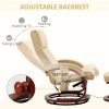 AdjustableElectric Remote Massage Recliner Chair w/ Ottoman