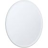 Oval Frameless 36-inch Beveled Vanity Wall Mirror