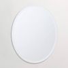 Oval Frameless 36-inch Beveled Vanity Wall Mirror