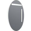 Oval Frameless 36-inch Beveled Vanity Wall Mirror