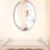 Oval 36 x 24-inch Beveled Vanity Frameless Wall Mirror