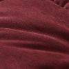 Twin Plush Sherpa Reversible Micro Suede Comforter, Marron