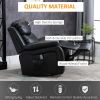 Adjustable Remote Massage Recliner Chair w/ Footrest