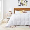 Twin,Plush White Down Alternative Comforter