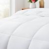 Twin,Plush White Down Alternative Comforter