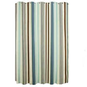 Thick Polyester Shower Curtain Stripe Pattern Shower Curtains, 150x180 cm