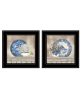 "The Farmhouse Blues Collection" 2pcs Vignette  Framed Print