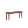 Shaker Dining Bench, Walnut