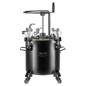 VEVOR Spray Paint Pressure Pot Tank 20L/5gal with Casters Leak Repair Sealant