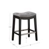 Belfast Saddle Counter Stool