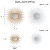 Fiore Sunburst Wall Decor Mirror 14.5"D