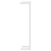 Towel Rack White 4.9"x4.9"x23.6" Steel