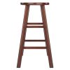 Element Counter Stools; 2-Pc Set; Walnut