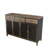 48" Wide 4 Doors Modern Sideboard with 3 Top Drawers