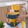 1pc Rotating Double Layer utility Basket