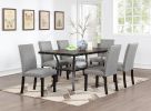 Natural Wooden Rectangular Dining Table 1pc Dining Table Only