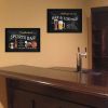 "Sports Bar Collection" Printed Wall Art; Black Frame