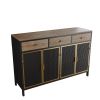 48" Wide 4 Doors Modern Sideboard with 3 Top Drawers