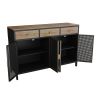 48" Wide 4 Doors Modern Sideboard with 3 Top Drawers