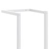 Towel Rack White 9.8"x7.9"x37.4" Steel