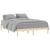 Bed Frame 59.8"x79.9" Solid Wood Pine Queen