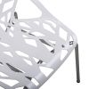 Modern Set of 4 Birds Nest Dining Side Chairs, Stackable Chairs