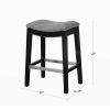 Belfast Saddle Counter Stool