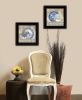 "The Farmhouse Blues Collection" 2pcs Vignette  Framed Print